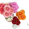 Peônias Artificiais de 7 Camadas Flores Falsas para Decoração de Corredor de Casamento, Decoração de Salão de Casamento, Flores Plásticas Artificiais Arranjo de Flores DIY