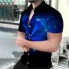 Camisa Casual de Manga Corta Holgada Estilo Americano Verano para Hombre Camisa Hawaiana Casual Playa Resistente a las Arrugas Sin Planchar Hombre