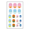Fábrica Zhengxiang Adesivos de Unha Personalizados Adesivos para Nail Art em Gel Película de Esmalte à Prova d'Água Pó Glitter Cintilante Folha de Ouro Adesivos 3D de Imitação de Diamante