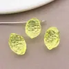 Acrílico Transparente Fruta Estéreo Limón Colgante Colgante Hecho a Mano DIY Pulsera Collar Llavero Accesorios de Joyería