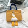 Desenho animado Moda Pequena Bolsa Bonito Bolsa Fresca Simples Bolsa Animal Bolsa Portátil Bolsa de Compras Portátil Pequena Bolsa Quadrada
