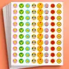 Adesivos de recompensa, adesivos de florzinha vermelha de elogio, adesivos de recompensa para jardim de infância de crianças e meninas, adesivos de desenho animado para alunos do ensino fundamental e professores