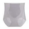 Calcinha ultrafina de algodão sem costura, cintura alta, barriga, calcinha plus size, roupa íntima fina para mulheres