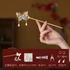 Estilo Nacional Canção da Borboleta Brocado Grampo de Cabelo Pacote de Materiais DIY Feito à Mão Acessórios Novo Estilo Chinês Grampo de Cabelo para Penteado Acessórios para Cabelo Decoração