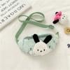 Bolsa de hombro cruzada para niños de tela Oxford con diseño de muñeco de dibujos animados Sanrio, nueva de primavera 2024, tamaño grande y pequeño, riñonera