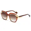 Gafas de Sol Cuadradas Nuevas y Coloridas Estilo Europeo y Americano Gafas Planas Deslumbrantes Gafas de Sol Poligonales de Moda para Pasarela