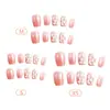 Céu Estrelado Rosa e Sonhador Diamante Cintilante Olho de Gato Simples High-End Adesivo Removível Estilo Feminino Elegante Unhas Usáveis 30 Peças