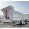 Exportaciones del Fabricante Semirremolque Autodescargable de Volteo Trasero en Forma de U, Semirremolque Autodescargable Integrado Tipo Tanque en Forma de U, Semirremolque Autodescargable de Carga Superior Montado al Frente