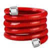 Tubo Corrugado de Acero Inoxidable 304 6 Puntos Dn20 Resistente a Altas Temperaturas Tubo de Entrada y Salida de Agua Fría y Caliente para Caldera de Pared Manguera Metálica para Caldera