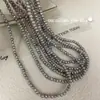 Colar de Pérola Cinza Irregular em Prata de Lei S925 Ouni Han para Mulheres, Elegante e Sofisticado, com Fecho de Ajuste, Gargantilha Barroca