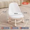 Banqueta Baixa Universal de Rodinhas Acrílica para Sala de Estar de Casa Banqueta para Sofá Banqueta para Crianças Pequenas Banqueta com Rodinhas Cadeira Móvel com Encosto