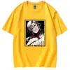 Seraph del Fin del Fin del Ángel Ardiente manga corta animación hombres y mujeres coreanos Verano camiseta corta una generación de pelo