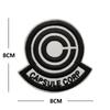 Fuente de Comercio Exterior Edhwa Bandera Pirata Blanco y Negro Brazalete Bordado Velcro Parche Moral Bolsa Parche de Tela