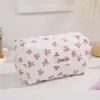 Nova Bolsa de Caneta Arco de Alto Valor Material para Estudantes Bolsa de Armazenamento de Papelaria Feminina Lápis Portátil Necessaire de Higiene Pessoal Bolsa de Maquiagem