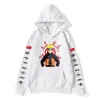 Talla europea anime hombre Naruto Naruto suéter moderno remolino Naruto con estampado sudadera abrigo