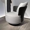 Silla giratoria 360 grados de fábrica Silla sofá minimalista Balcón Algodón Lino Sofá individual perezoso Diseño Sala de estar Silla casual