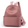 Mochila Casual Feminina Cor Sólida Atacado Novo Estilo Coreano Tendência Estudante Universitário Viagem Grande Capacidade Mochila Pequena