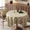 Mantel vintage estilo francés, impermeable y resistente al aceite, no necesita lavado, modelo nuevo 2025, lujo ligero con un toque de alta gama, mantel y protector para mesa de café