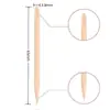 Palo de Madera de Naranja para Manicura de 65 mm/75 mm, Palo de Pegamento, Palo para Puntos de Taladro, Palo de Manicura, Palo de Madera para Uñas Portátil, Palo de Limpieza Multifuncional