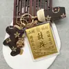 Llavero de tesoro de oro puro 999, colgante de cadena para teléfono de lámina de oro, decoración de bolso, regalo del Día de San Valentín 520