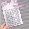 Pestañas Postizas Transparente y Transpirable, Delgadas y Desordenadas, Aspecto Natural Realista, Estilo Manga Hada Injerto