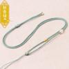 Cordón fino difuso de 1.5 mm tejido a mano joyería Jade ajustable tejido cadena clavicular cuerda para el cuello al por mayor
