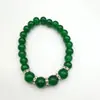 Collar Esmeralda Anti-ágata Traje de Tres Piezas Antiguo de Alta Calidad Todo-partido Cadena para Madre Regalo en Vivo para el Día de la Madre