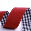 Cinta de Cuadros Grandes Bicolor Coreana para Adornos de Cabello DIY, Lazos, Accesorios de Ropa, Sombrero de Paja, Zapatos, Flores, Cinta para Embalaje