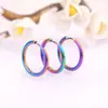 Pendientes de Hebilla para Oreja Moda Femenina Pendientes Redondos de Hebilla para Oreja Coreanos Dongdaemun Pendientes Elegantes Simples Pendientes