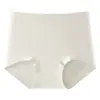 Roupa Íntima Feminina 10A de Algodão Puro 40S com Virilha Estendida, Toque Macio de Algodão, Alta Elasticidade, Sensação de Segunda Pele, Controle Abdominal Sem Costura, Cintura Alta