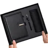 Conjunto de Caixa de Presente com Caderno A5 Personalizado, Copo Térmico de Alta Qualidade, Caderno para Reunião de Negócios, Presente de Lembrança para Funcionários