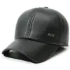 Gorra de Béisbol de Terciopelo Plus para Hombres de Mediana Edad y Personas Mayores, Invierno al Aire Libre Cálida a Prueba de Viento Protección para los Oídos Papá Abuelo Casual Gorra de Pico de Pato