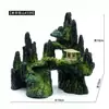 Piedra Rocosa de Resina Tanque de Peces Tanque de Tortuga Tanque de Plantas Acuáticas Paisajismo Rocalla Artificial Rocalla Artificial Decoración Creativa para Acuario Adornos Suministros