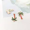1 Peça de Acessório de Joia Esmaltado Vermelho, Peixe Marinho Animal Esmaltado DIY Pingente de Colar Pulseira Acessório de Joia Atacado
