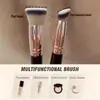 Brocha de maquillaje doble, brocha para corrector y brocha para difuminar 2 en 1, brocha para polvos, herramienta de maquillaje para principiantes