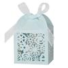 Caja de dulces láser para bodas, estilo europeo, transfronteriza, para fiestas navideñas, bendición, caja de dulces hueca, fábrica al por mayor