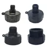 Accesorios para contenedores IBC, conectores de plástico para válvulas, adaptadores, rosca gruesa a 6/8", 4/8", 1" y 1.5" para conectar a válvulas de tubería rígida.