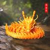 Explosivos transfronteiriços 3D impressão dragão chinês ornamentos articulação móvel cristal gema dragão ornamentos mão terno em estoque