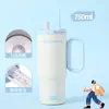 Taza de Hielo Rey Personalizada con Revestimiento Interior de Cerámica, Vaso de Agua Gigante de Acero Inoxidable de Gran Capacidad, Sensación de Lujo Ligero y Gama Alta, Modelo para Mujer