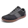 Zapatos barefoot anchos para hombre transfronterizos, zapatos deportivos para exteriores con puntera ancha, zapatos para caminar de malla tejida flyknit de verano, en stock para primavera