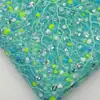Tela Bordada de Vid con Lentejuelas Multicolor, Hermosa Tela Bordada Clásica Hanfu Cheongsam
