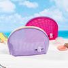 Bolsa de Higiene Pessoal de Mão Beilian, Bolsa de Malha Semicircular, Bolsa de Armazenamento de Viagem Portátil, Bolsa de Maquiagem Batom de Praia Atacado