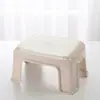 Banqueta de plástico espessa e resistente, banqueta baixa para quarto, banqueta para banheiro, apoio para os pés, banqueta para trocar de sapato, banqueta pequena para casa