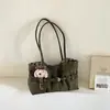 Bolso de Axila Retro de Nicho para Mujer 2026 Nuevo de Moda Tendencia Estilo Coreano Bolso Tote de Gamuza y Felpa Bolso de Hombro Simple