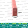 Tira de sellado de espuma tipo D resistente a altas temperaturas, autoadhesiva, adhesivo de una sola cara, tira de sellado tipo D semicircular anticolisión y amortiguadora para gabinetes