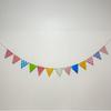 Diseño de Fiesta de Cumpleaños Banderín de Papel Colorido Decoración de Fondo para Sala de Estar Bandera Decorativa Banner Decoración para Tienda Bandera Colorida