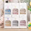 Uñas Postizas, Parches de Uñas Portátiles, Estampado Francés Cat-Eye, Adorno de Pedrería, Estilo Chanel, Estilos Largos y Cortos, Manicura con Pegamento de Gelatina