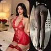 Camisón de encaje puramente sensual con copas para mujer, ropa de dormir sexy de alta gama con diseño calado, prenda de estar cómoda de una sola pieza