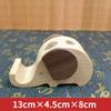 Soporte de escritorio para teléfono móvil simple de madera perezoso creativo soporte de madera animal de dibujos animados personalidad portátil base de madera venta al por mayor