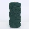 Shengwei Atacado Corda Trançada Colorida de 3mm 4mm Feita à Mão Materiais DIY para Roupas Bolsas Tapeçaria Corda de Linha de Algodão